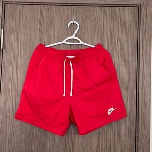 Nike Flow Woven Shorts Red